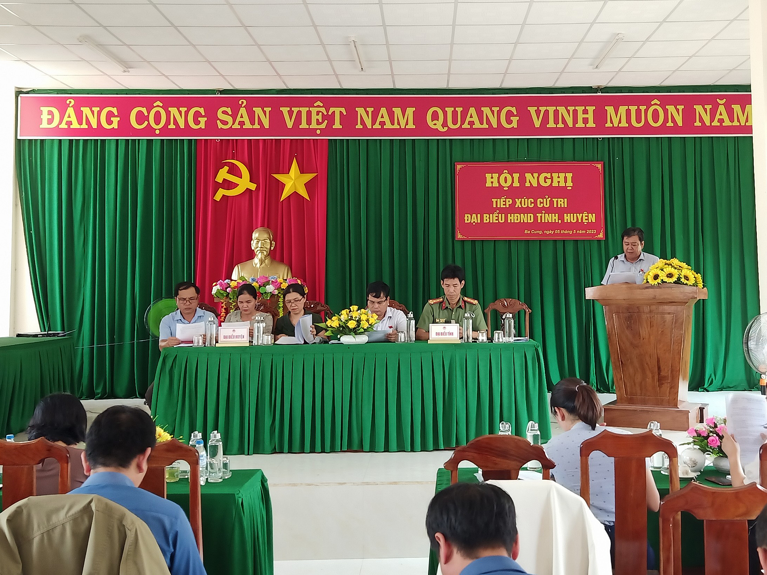 Tiếp xúc cử tri giữa Đại biểu HĐND tỉnh Quảng Ngãi, Đại biểu HĐND huyện Ba Tơ với cử tri xã Ba Cung và xã Ba Thành